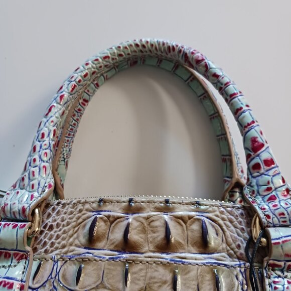 Brahmin Duxbury Satchel Seltzer Ombre Melbourne Bag Purse Handbag - Picture 5 of 13